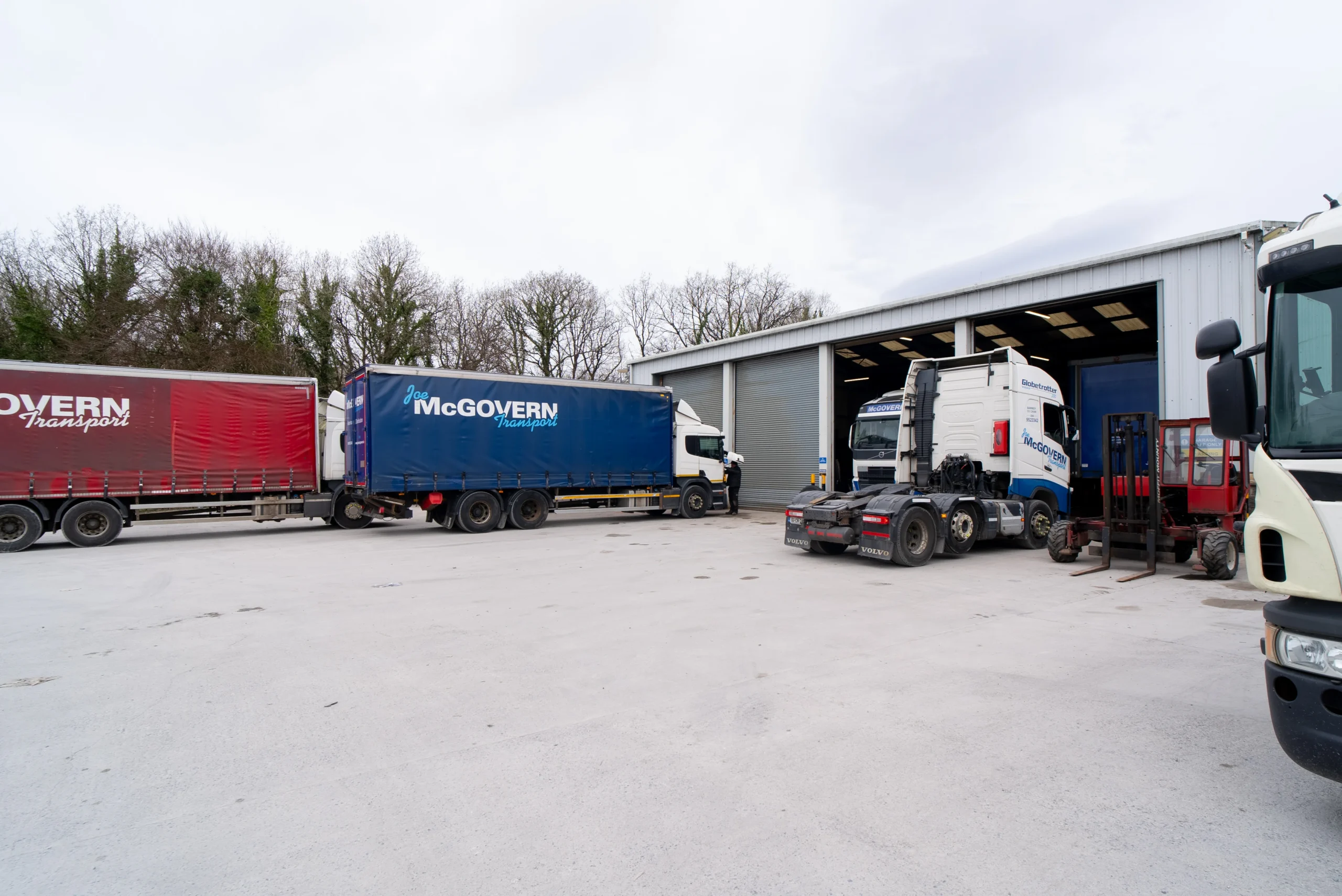 Haulier checking compliance documents